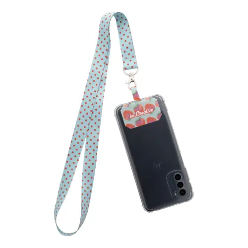 Lanyard portacellulare in RPET totalmente personalizzabile