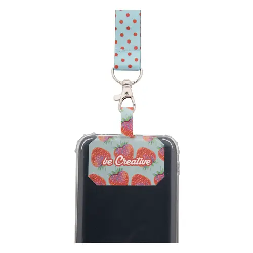 Lanyard portacellulare in RPET totalmente personalizzabile