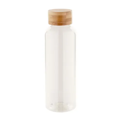 Borraccia in RPET da 500ml con tappo in bambù e rivestimento in feltro RPET personalizzabile in sublimazione