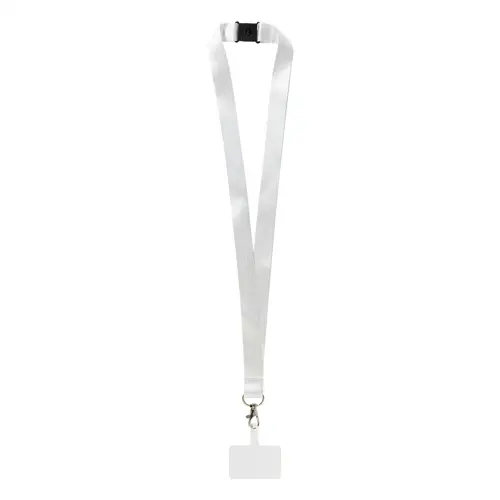 Lanyard portacellulare in RPET personalizzabile in sublimazione con fibbia di sicurezza 