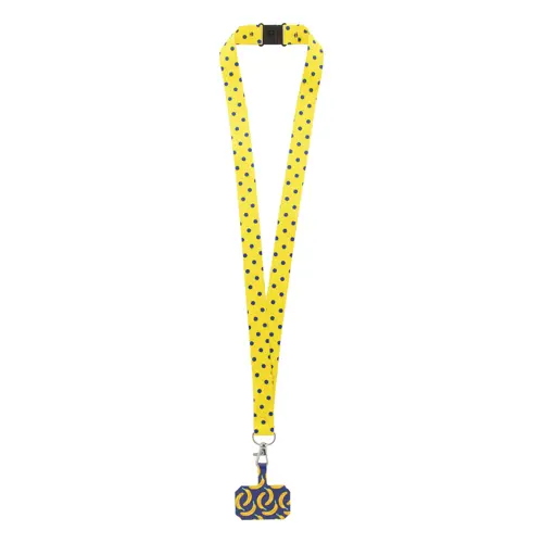 Lanyard portacellulare in RPET personalizzabile in sublimazione con fibbia di sicurezza 
