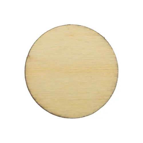 Gettone carrello in compensato di legno di betulla personalizzabile con stampa full color su 1 lato 