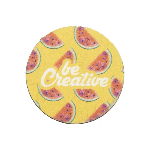 Gettone carrello in compensato di legno di betulla personalizzabile con stampa full color su 1 lato 