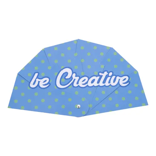 Ventaglio in carta pieghevole totalmente personalizzabile