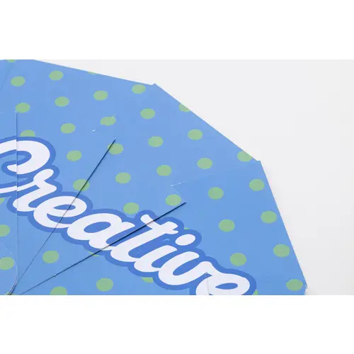 Ventaglio in carta pieghevole totalmente personalizzabile