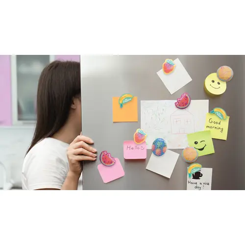 Magnete da frigorifero personalizzabile nella forma con rivestimento epossidico