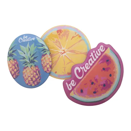 Magnete da frigorifero personalizzabile nella forma con rivestimento epossidico