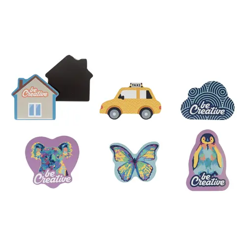 Magnete da frigorifero con forma personalizzabile