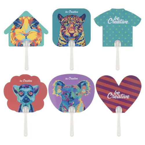 Ventaglio Uchiwa personalizzabile su entrambi i lati con varie forme