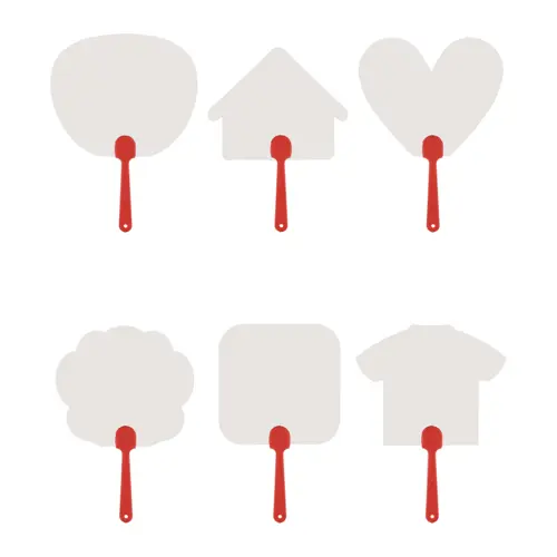 Ventaglio Uchiwa personalizzabile su entrambi i lati con varie forme