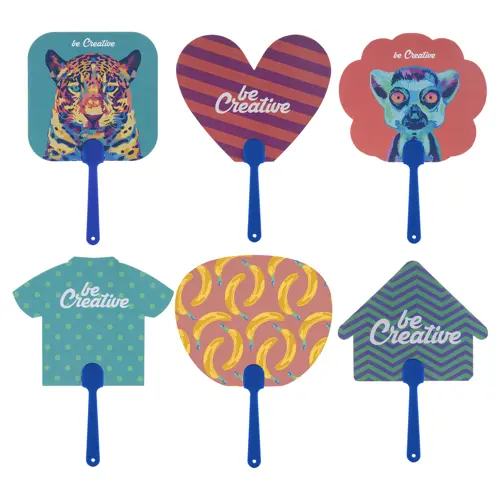 Ventaglio Uchiwa personalizzabile su entrambi i lati con varie forme