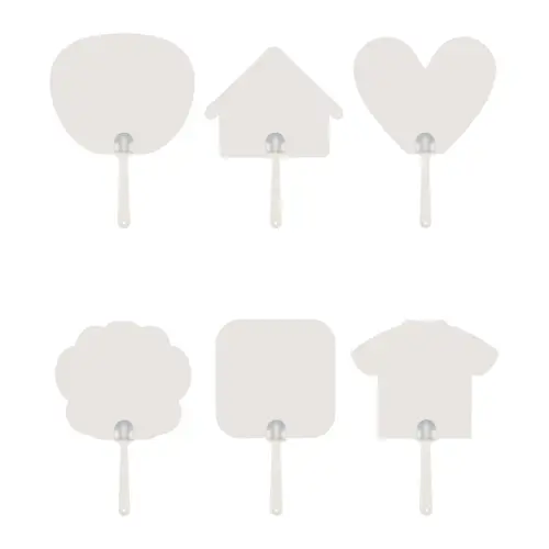 Ventaglio Uchiwa personalizzabile su entrambi i lati con varie forme