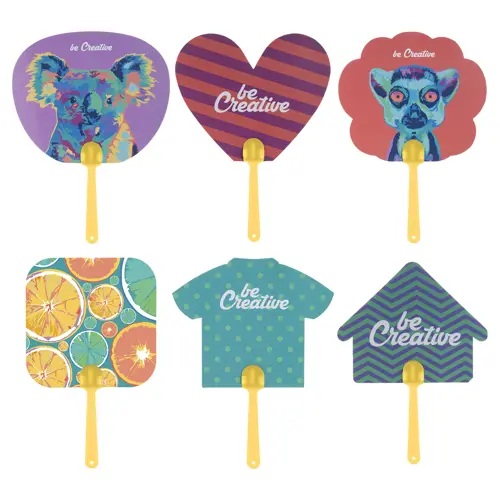 Ventaglio Uchiwa personalizzabile su entrambi i lati con varie forme