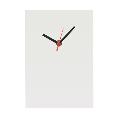 Orologio da parete di forma rettangolare in legno HDF con grafica personalizzata