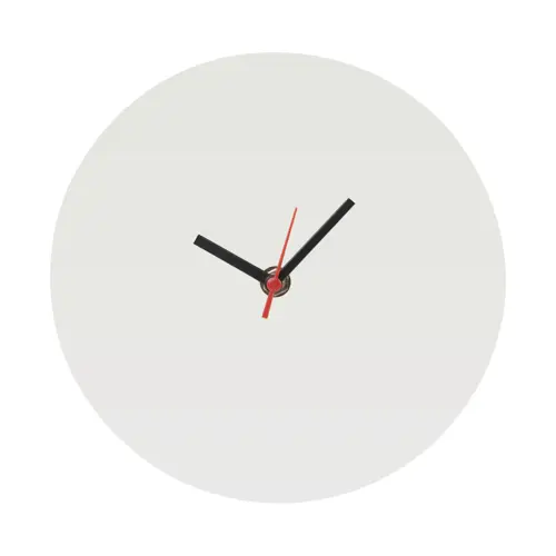 Orologio da parete di forma rotonda in legno HDF con grafica personalizzata