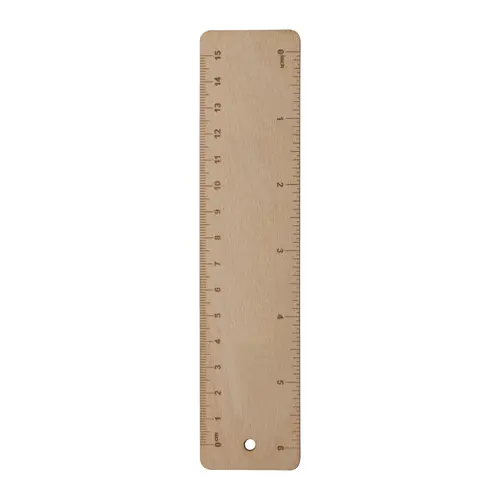 Righello in legno da 15 cm