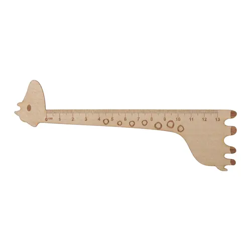 Righello in legno di varie forme