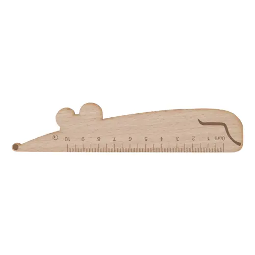 Righello in legno di varie forme