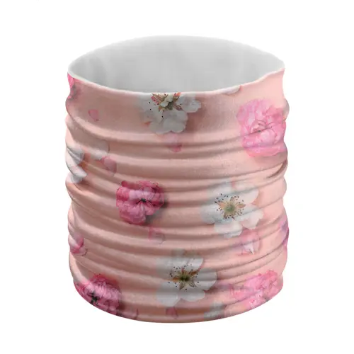 Sciarpa multiuso in poliestere con grafica in sublimazione su un lato