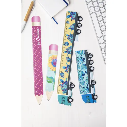 Righello da cm.30 a forma di camion con grafica totalmente personalizzabile