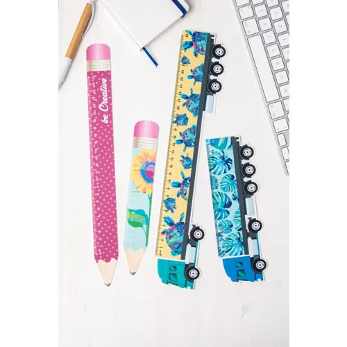 Righello da cm.30 a forma di camion con grafica totalmente personalizzabile