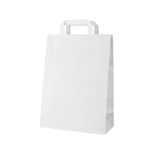 Shopper in Carta  con mainci corti formato grande da 90gr 32x40x12cm