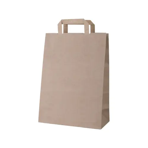 Shopper in Carta  con mainci corti formato grande da 90gr 32x40x12cm