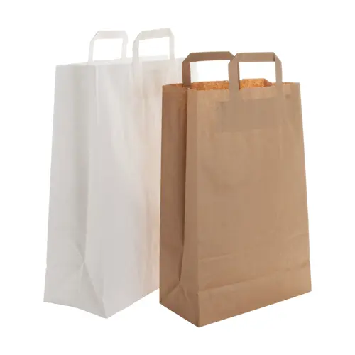 Shopper in Carta con mainci corti formato medio da 70gr 22x36x10cm