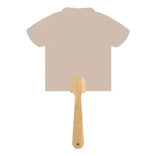 Ventaglio Uchiwa personalizzabile con manico in bambù e carta kraft