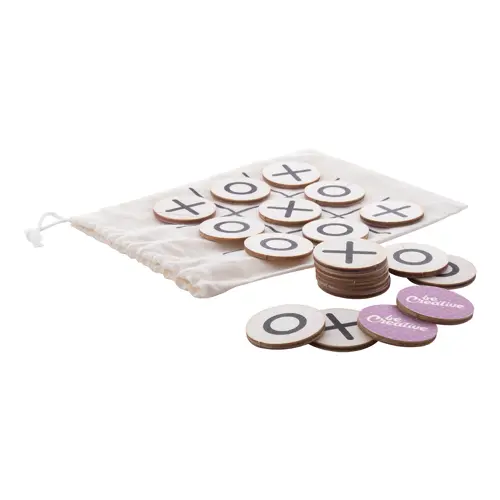 Gioco del tris con pedine personalizzabili tris