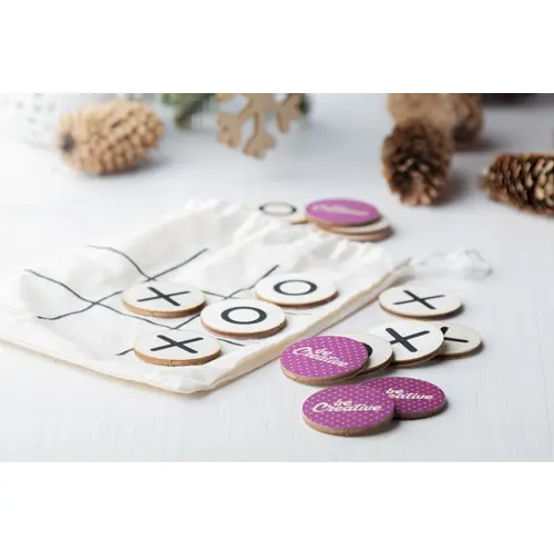 Gioco del tris con pedine personalizzabili tris