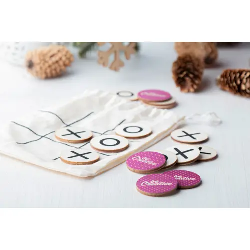 Gioco del tris con pedine personalizzabili tris