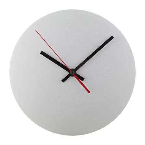 Orologio da parete rotondo in alluminio con grafica totalmente personalizzabile