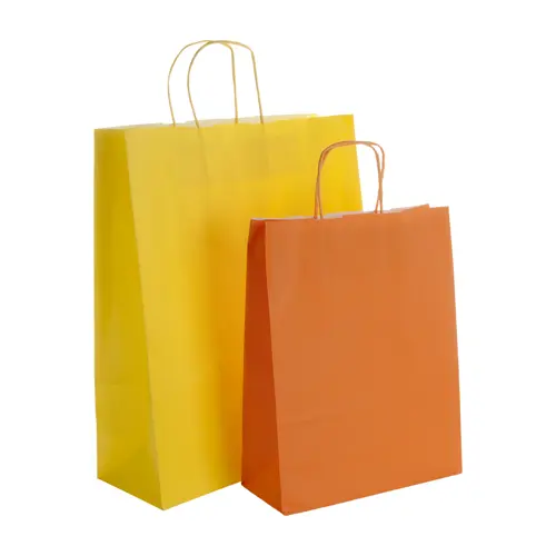 Shopper in Carta disponibile in vari colori formato medio da 100gr 24X31X10cm