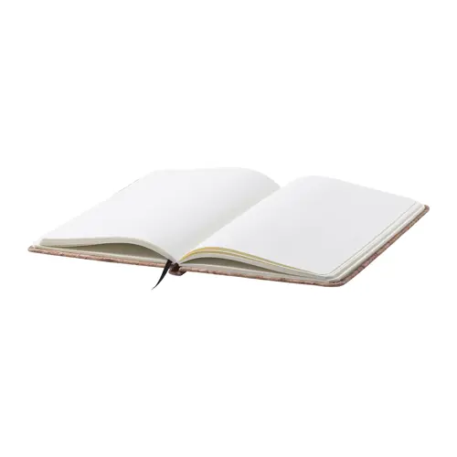 Block Notes A5 con copertina in sughero e fogli neutri con elastico nero