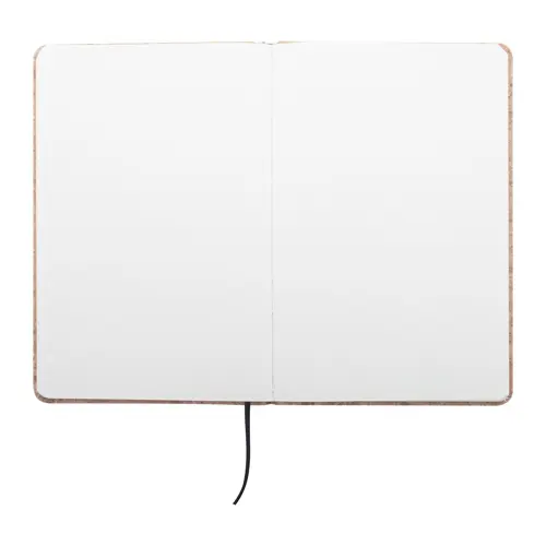 Block Notes A5 con copertina in sughero e fogli neutri con elastico nero