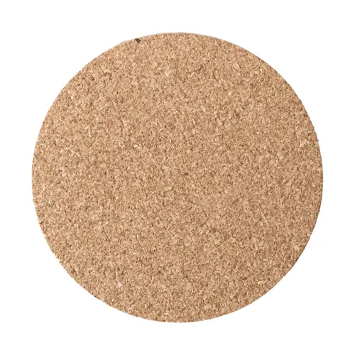 Sottobicchiere rotondo ecologico realizzato in sughero di alta qualità