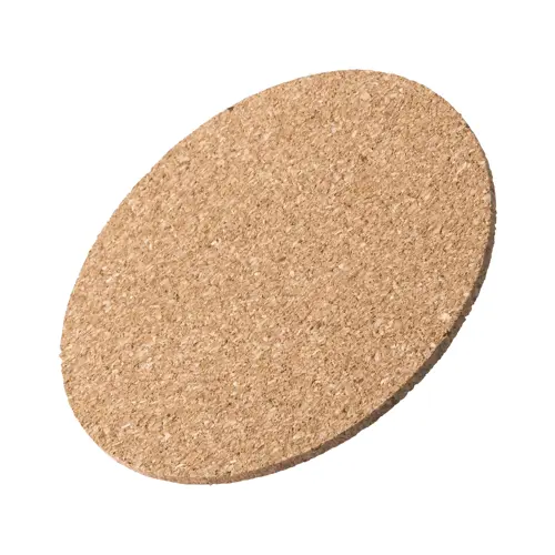 Sottobicchiere rotondo ecologico realizzato in sughero di alta qualità