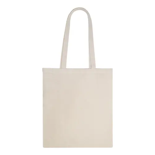 Shopper in Cotone 100% in colore naturale con manici lunghi da 180gr 37x41cm