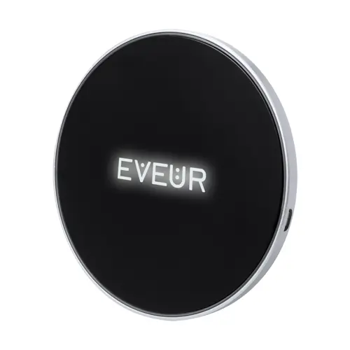 Caricatore wireless in plastica personalizzabile con logo luminoso da 5W