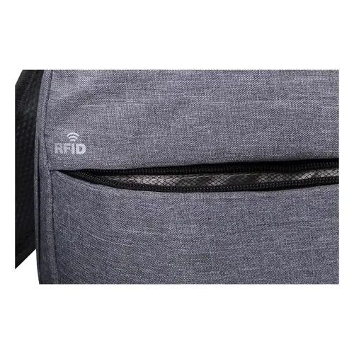 Zaino porta pc da 15" in poliestere 300D con protezione RFID e connettore USB integrato per power bank