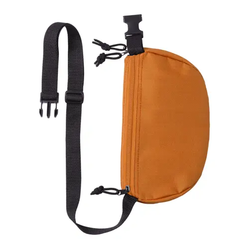 Marsupio in poliestere 600D con chiusura zip 250x170x80mm