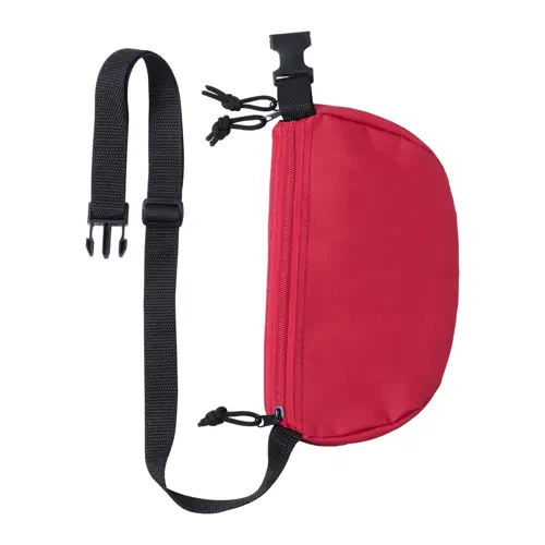 Marsupio in poliestere 600D con chiusura zip 250x170x80mm