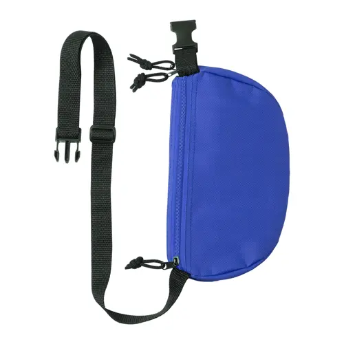 Marsupio in poliestere 600D con chiusura zip 250x170x80mm