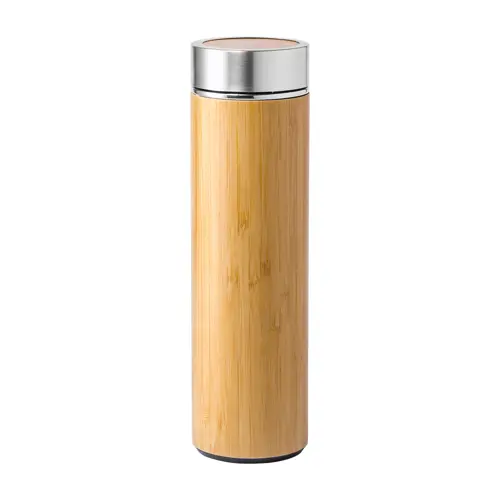 Borraccia in acciaio inox e bambù da 500ml