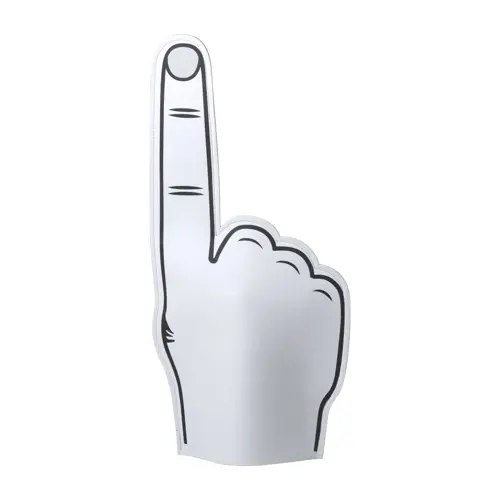 mano da stadio grande in diverse colorazioni 25x50cm