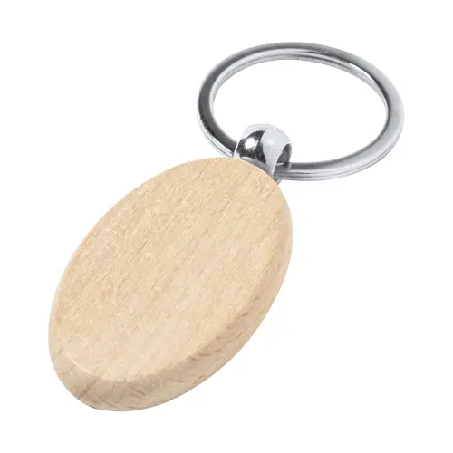 Portachiavi in legno di faggio e metallo