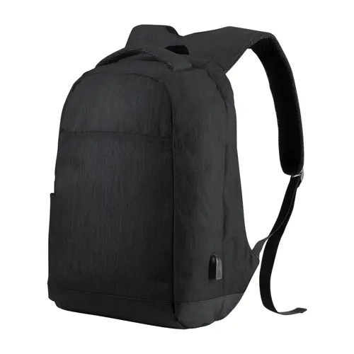 Zaino porta pc antitaccheggio da 15" in poliestere 600D con connettore USB integrato per power bank e aggancio trolley
