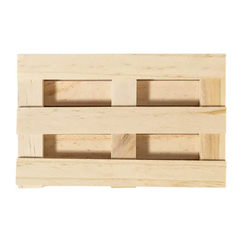 Sottobicchiere in legno a forma di mini pallet