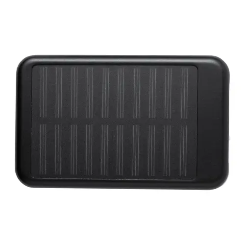 Power bank in alluminio in diverse colorazioni con caricatore solare da 4000mAh